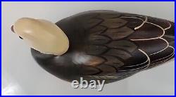 Ducks Unlimited 1996 Wood Blue Goose Signed Sally A. McMurray Big Sky Carvers