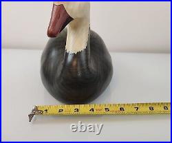 Ducks Unlimited 1996 Wood Blue Goose Signed Sally A. McMurray Big Sky Carvers