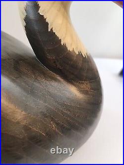 Ducks Unlimited 1996 Wood Blue Goose Signed Sally A. McMurray Big Sky Carvers