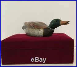 Ducks Unlimited 1997 Carved Wood Mallard Big Sky Carvers Signed Special Edition