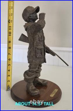Ducks Unlimited'Answering the Call' Duck Hunter LE Sculpture by Ralph McDonald
