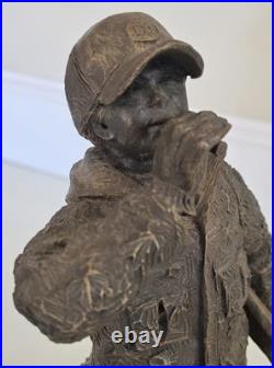 Ducks Unlimited'Answering the Call' Duck Hunter LE Sculpture by Ralph McDonald