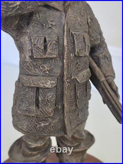 Ducks Unlimited'Answering the Call' Duck Hunter LE Sculpture by Ralph McDonald