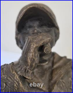 Ducks Unlimited'Answering the Call' Duck Hunter LE Sculpture by Ralph McDonald