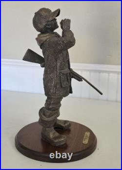 Ducks Unlimited'Answering the Call' Duck Hunter LE Sculpture by Ralph McDonald