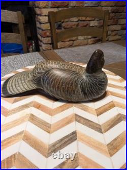 Ducks Unlimited Chris Olson Ruffed Grouse Decoy Sculpture BIG SKY CARVERS1990-91