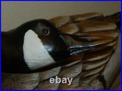 Ducks Unlimited Large Carved Canadian Goose Decor Figurine Big Sky Carvers