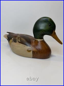 Ducks Unlimited Mallard Duck Decoy by Big Sky Carvers 18 Wood Carving Beautiful