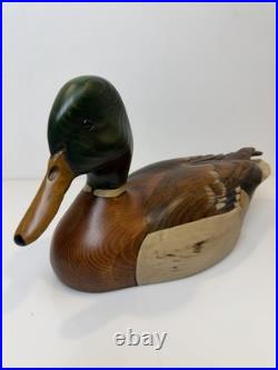 Ducks Unlimited Mallard Duck Decoy by Big Sky Carvers 18 Wood Carving Beautiful