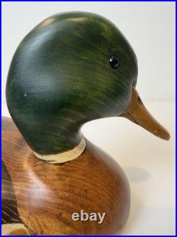 Ducks Unlimited Mallard Duck Decoy by Big Sky Carvers 18 Wood Carving Beautiful