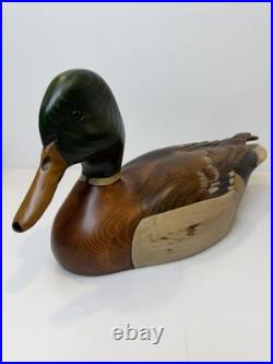 Ducks Unlimited Mallard Duck Decoy by Big Sky Carvers 18 Wood Carving Beautiful