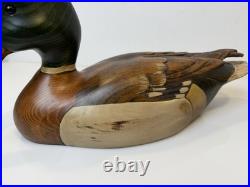 Ducks Unlimited Mallard Duck Decoy by Big Sky Carvers 18 Wood Carving Beautiful