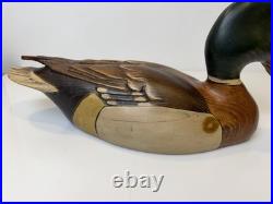 Ducks Unlimited Mallard Duck Decoy by Big Sky Carvers 18 Wood Carving Beautiful