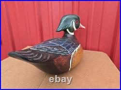 Ducks Unlimited Wooden Duck Signed by Thomas Chandler 1991 Big Sky Carvers