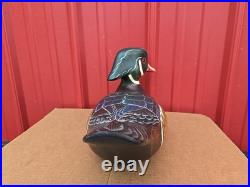 Ducks Unlimited Wooden Duck Signed by Thomas Chandler 1991 Big Sky Carvers
