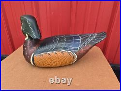 Ducks Unlimited Wooden Duck Signed by Thomas Chandler 1991 Big Sky Carvers