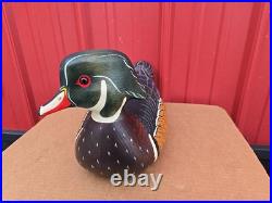 Ducks Unlimited Wooden Duck Signed by Thomas Chandler 1991 Big Sky Carvers
