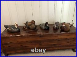Ducks Unlimited and Big Sky Carvers Decoys collection 5 in total