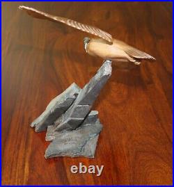 E. W. White Big Sky Carvers Masters Edition Eagle in Flight Signed Dated Numbered