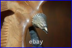 E. W. White Big Sky Carvers Masters Edition Eagle in Flight Signed Dated Numbered