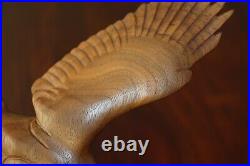 E. W. White Big Sky Carvers Masters Edition Eagle in Flight Signed Dated Numbered