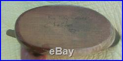Early'82 Big Sky Carvers Full Size Wooden Duck Decoy Carved & Signed C Fellows