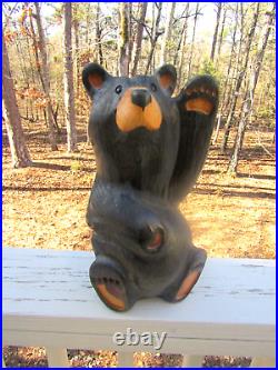 Early Big Sky Carvers / Jeff Fleming / Wood WAVING Big Sky Bears BEAR / 13