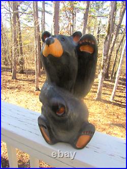 Early Big Sky Carvers / Jeff Fleming / Wood WAVING Big Sky Bears BEAR / 13