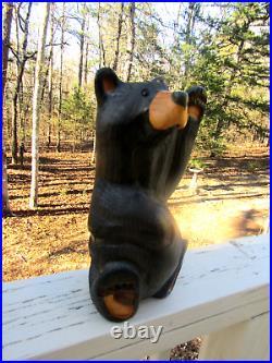 Early Big Sky Carvers / Jeff Fleming / Wood WAVING Big Sky Bears BEAR / 13