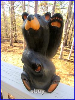 Early Big Sky Carvers / Jeff Fleming / Wood WAVING Big Sky Bears BEAR / 13