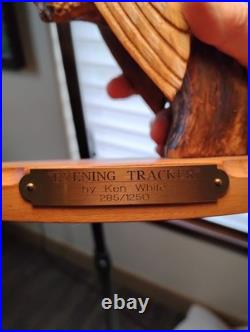 Evening Tracker OWL Big Sky Carvers Wood Carving Ken W. White 33/1250