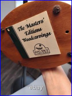 Evening Tracker OWL Big Sky Carvers Wood Carving Ken W. White 33/1250