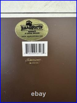 Extremely Rare Big Sky Carvers Bearfoots Hanging Moose Chalkboard