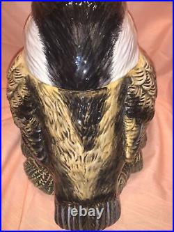 FAT CHICKADEE COLLECTOR COOKIE JAR by BIG SKY CARVERS 11 x 9.5 tall RARE