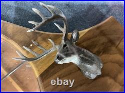 Fighting Whitetail Big sky carvers NRA 2003 deer coat rack