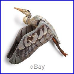 Flying Heron Wall Mount Decoy Grandpa's Attic Collection Big Sky Carvers
