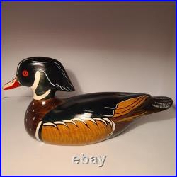 Gorgeous Mint Condition 1990 Bob May Wood Duck-Gifted to My Father By Chris May