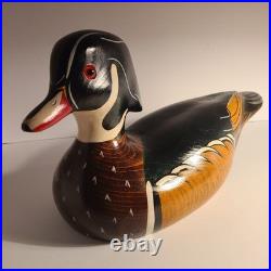 Gorgeous Mint Condition 1990 Bob May Wood Duck-Gifted to My Father By Chris May