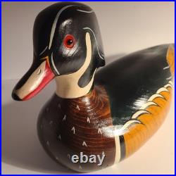 Gorgeous Mint Condition 1990 Bob May Wood Duck-Gifted to My Father By Chris May