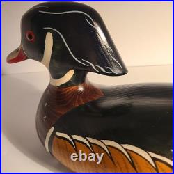 Gorgeous Mint Condition 1990 Bob May Wood Duck-Gifted to My Father By Chris May