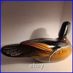 Gorgeous Mint Condition 1990 Bob May Wood Duck-Gifted to My Father By Chris May