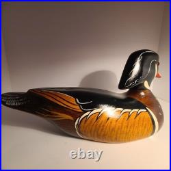 Gorgeous Mint Condition 1990 Bob May Wood Duck-Gifted to My Father By Chris May