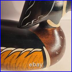 Gorgeous Mint Condition 1990 Bob May Wood Duck-Gifted to My Father By Chris May
