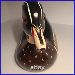 Gorgeous Mint Condition 1990 Bob May Wood Duck-Gifted to My Father By Chris May