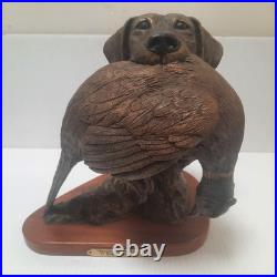 Gracious Retrieval Bradford Williams Labrador Hunt Dog Pheasant Bronze Sculpture