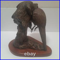 Gracious Retrieval Bradford Williams Labrador Hunt Dog Pheasant Bronze Sculpture