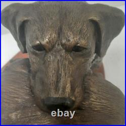 Gracious Retrieval Bradford Williams Labrador Hunt Dog Pheasant Bronze Sculpture