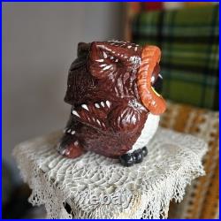 Groovy Vintage Style Fat Owl Cookie Jar Big Sky Carvers Approx 8.5x8.5
