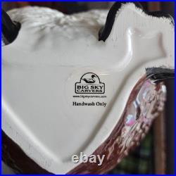 Groovy Vintage Style Fat Owl Cookie Jar Big Sky Carvers Approx 8.5x8.5