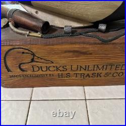 H. S. Trask Ducks Unlimited Wooden Duck Display Carving